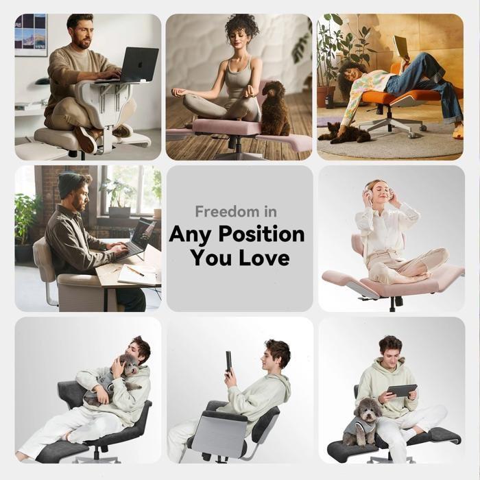 Chaise multi-positions - NEWTRAL - Freedom-X-PRO - Gris foncé - Accoudoirs - 1 place