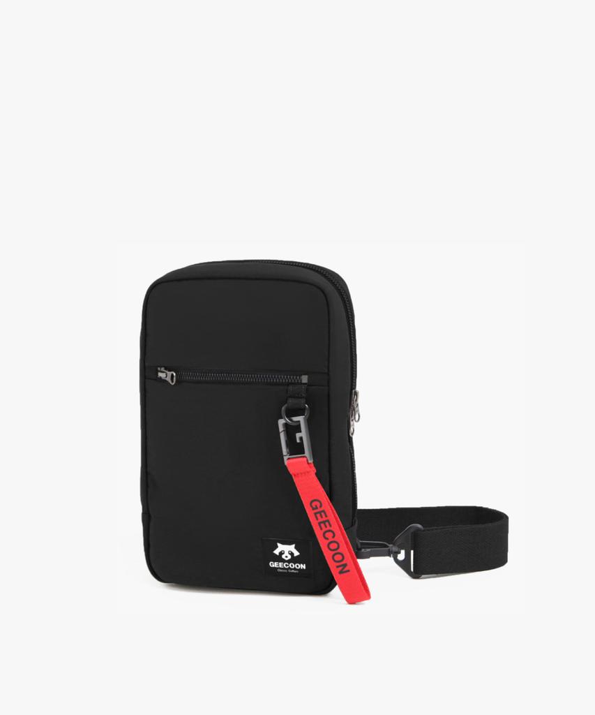 Geecoon Nylon Two-Way Crossbody Bag Gee238-709 Black
