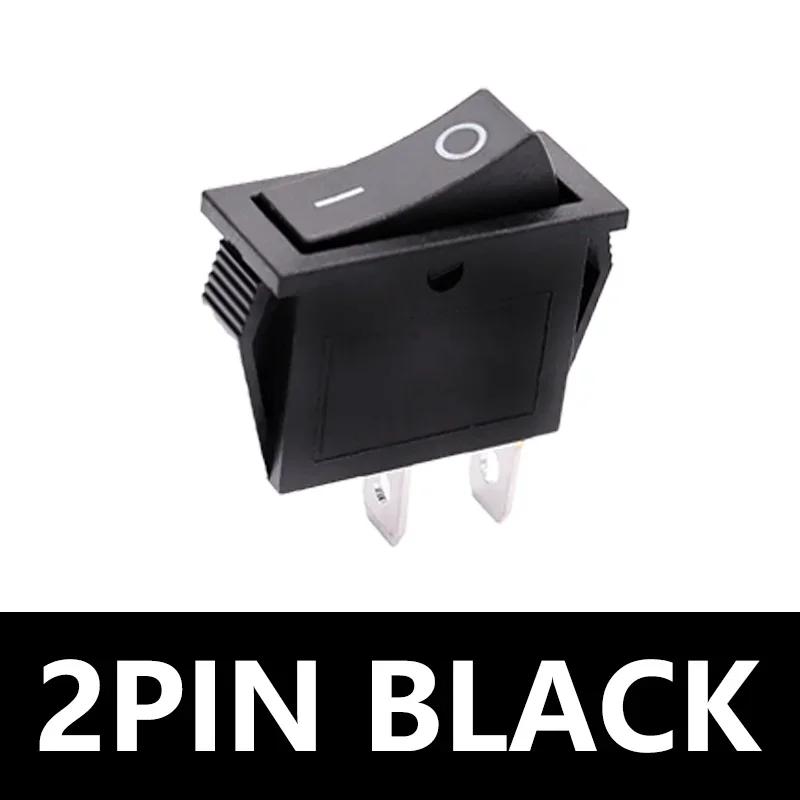 5/20Pcs KCD3 Rocker Switch 3 Pin 2 Position ON OFF 16A 250V 220V 20A  Boat-shape Electric Toggle Switch with LED Light