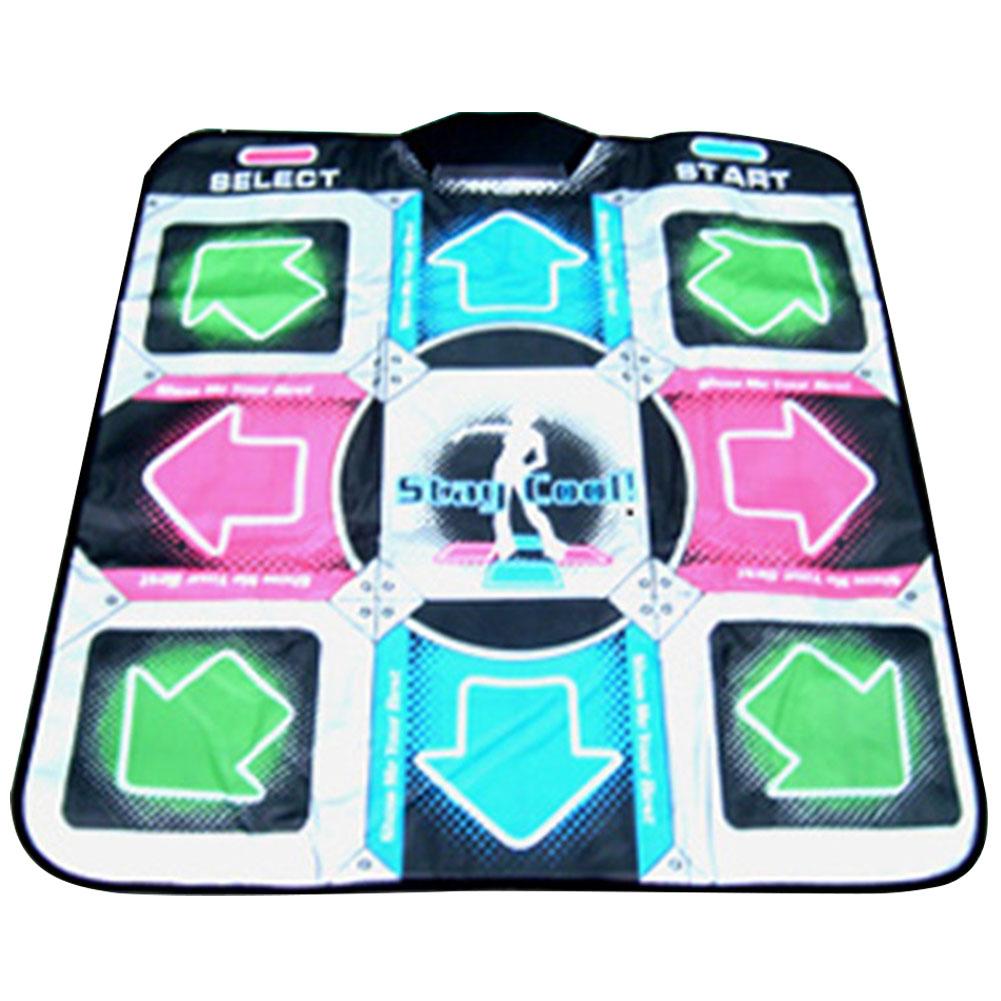 USB Wired Dance Mat Non-Slip Electronic Dance Pad with LED Lights Dance Fitness Exercise Pad for Kids Adults Gift for Girls Boys
