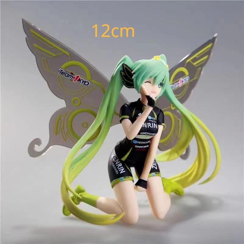 New Hatsune Miku Hatsune Anime Figures Collecting Summer Bikini Sweet Girl Pvc Action Figures Glow Dancer Model Toys