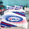 Philadelphia Basketball Team 3-teiliges Bettwäsche-Set, inklusive 1 Bettbezug und 2 Kissenbezügen. Perfektes Geschenk zu Weihnachten, ideal für Schlafzimmer, Studentenwohnheim