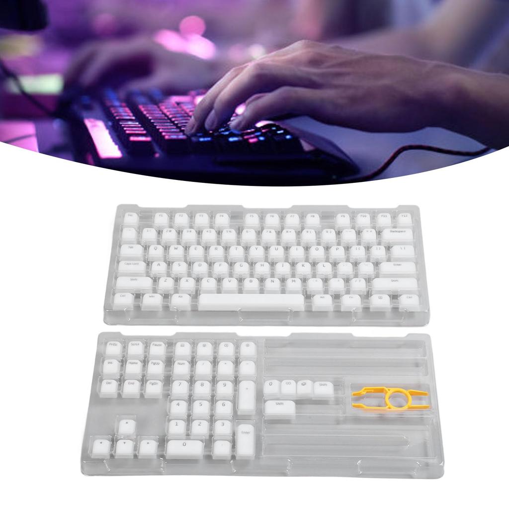PBT Tastenkappen 113er Set Benutzerdefinierte Tastenkappen PBT Benutzerdefinierte Tastenkappen für Tastaturen Vollständige Universelle Kompatibilität für Tastaturen Tastenkappen, Set, Set, 100%, 75%, 65%, 60%