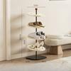 Multi-layer Shoe Rack Space-Saving Rainbow Shoe Organizer Standing Entryway Shoe Shelf for Dorm/Apartment Wardrobe Storage