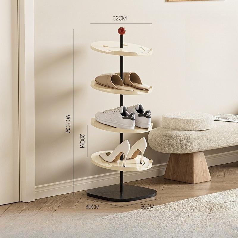 Multi-layer Shoe Rack Space-Saving Rainbow Shoe Organizer Standing Entryway Shoe Shelf for Dorm/Apartment Wardrobe Storage