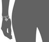 GUESS Toggle Charm One Size Women's Bracelet, Silver,