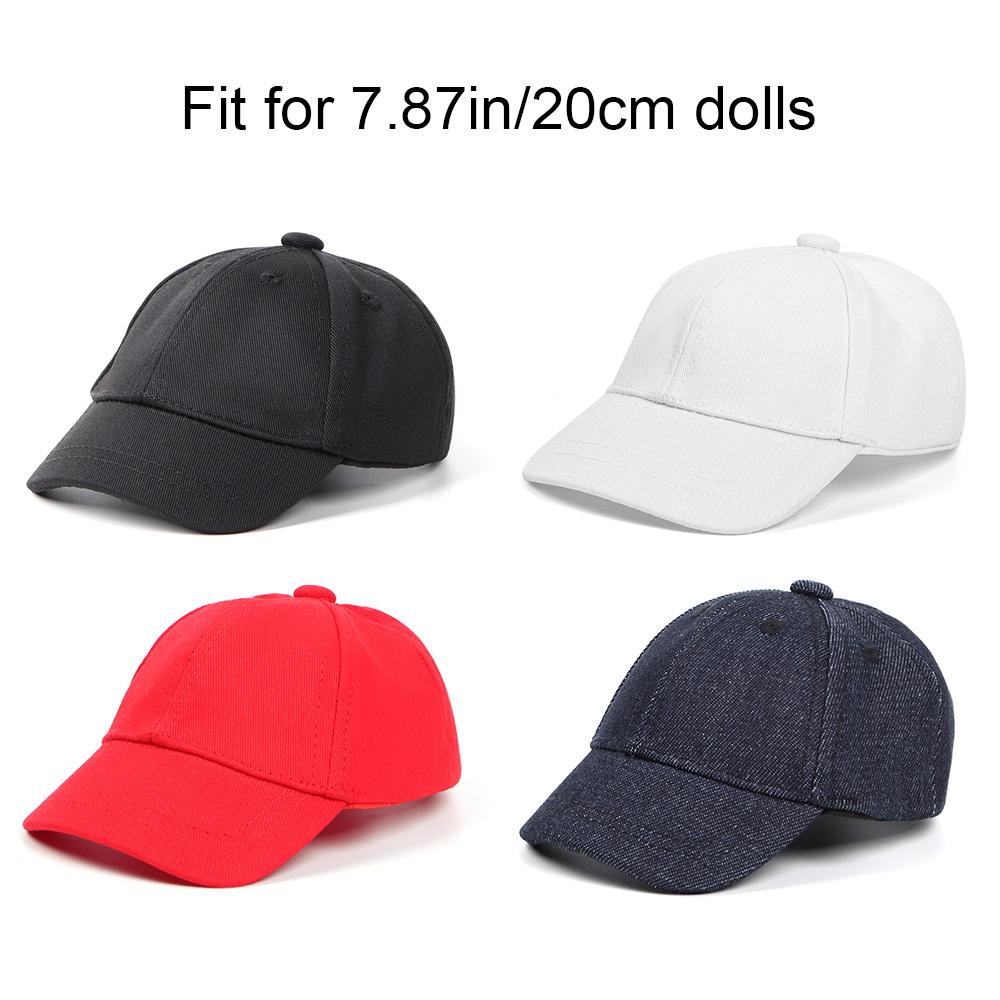 Fashion Miniature Baseball Cap Doll Hat 20cm Doll Clothes For 20cm Idol Dolls Accessories Stuffed Toy Dolls Outfit Kids Toys