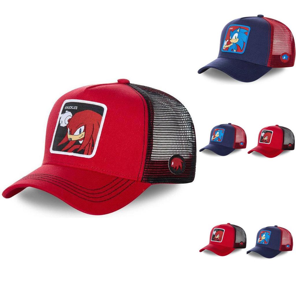 Sonic The Hedgehog Embroidered Baseball Cap High-quality Cotton Stretchable Unisex