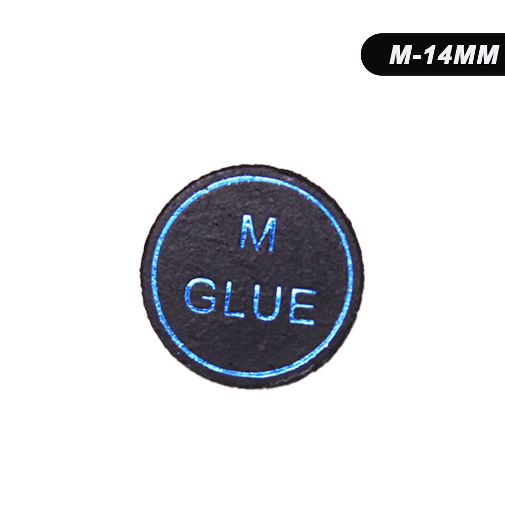 

1 шт 11/14 мм многослойный наконечник для бильярдного кия из свиной кожи с черным драгоценным камнем для снукера, девятишаровый наконечник для бильярдного оборудования M-14MM