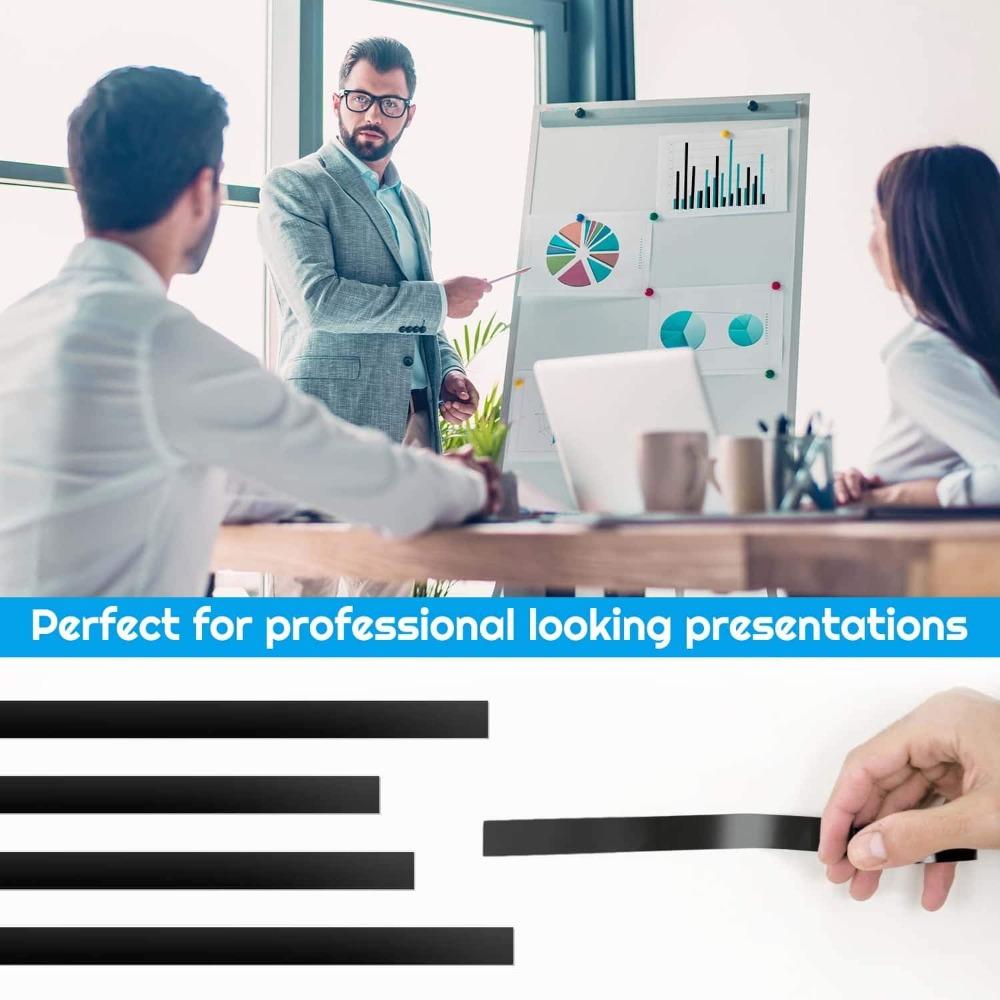 50M Black Film High Temperature Resistant Shading Waterproof Tape Graphic Whiteboard  Electrical Marking Tape