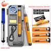 USB Electric Soldering Iron Kit Portable Wireless Heating Solder Irons Adjustable Temperature Battery Solder Welding Iron Tool