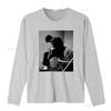 T-shirt Bianca Pesante in Cotone Vintage CHET BAKER Musicista Design per Tutte le Taglie Stampa Ispirata alla Tromba Jazz vintage Lavata uomo