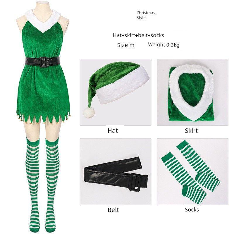 

New Medieval Christmas Costume Party Theme Christmas Clothing 2023 Christmas Dress Cos Stage Performance Costume Christmas Style 3 XXL