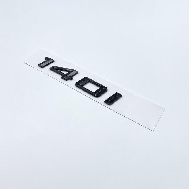 116i 118i 120i 125i 130i 135i Car Rear Boot Emblems Number Letter Badge for BMW 1 Series E81 E82 E87 E88 F20 F21 Glossy Black