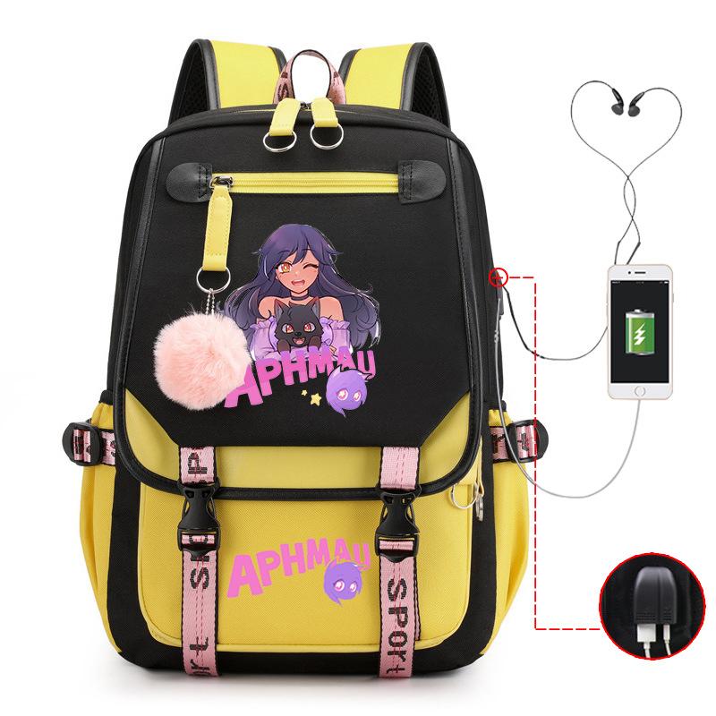 Cute Cartoon Junior High School Student Schoolbag Female Lightweight Large-Capacity Student Backpack