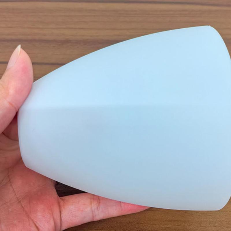1Pcs E27 Plastic Lampshade Pp Circular Long Tube Conical Shape E14 Bulb Cover White Acrylic Lamp Shade For Diy Art Lighting
