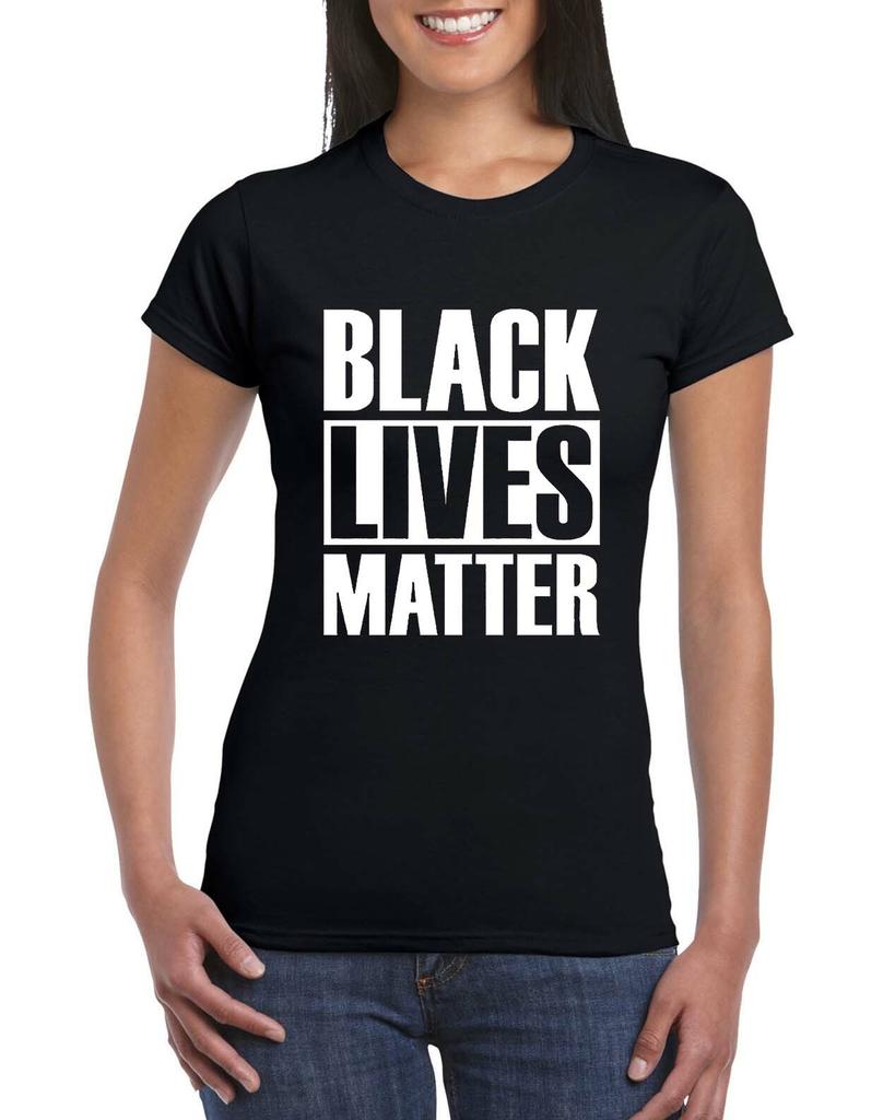 Black Lives Matter T-Shirt - Anti Racism BLM Justice Ladies Gift Top Tee