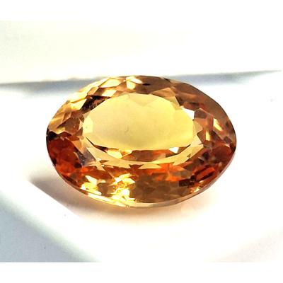 Certified Natural Citrine Orangish Brown Oval Cut 8-10 Ct Stunning Gemstone