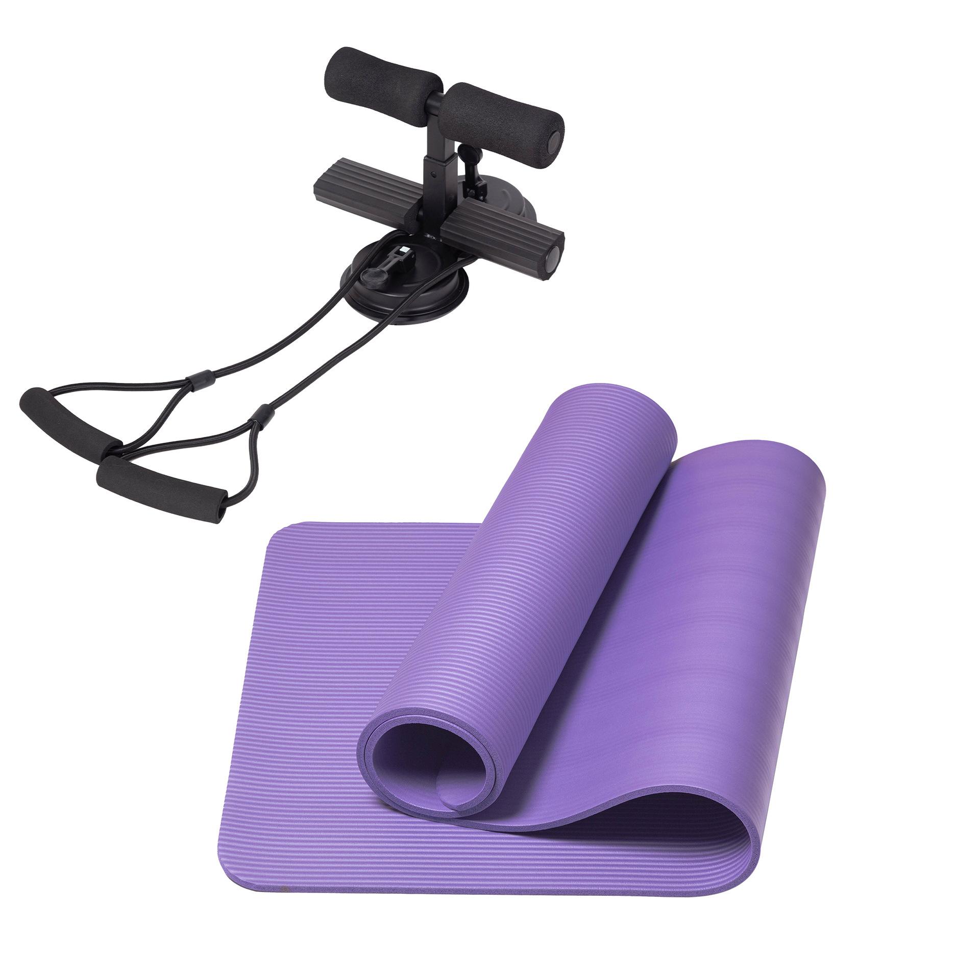 

Double Pole Abdominal Tummies Sit Up Assistants with Suction Cups for Home Fitness Workout Equipment
