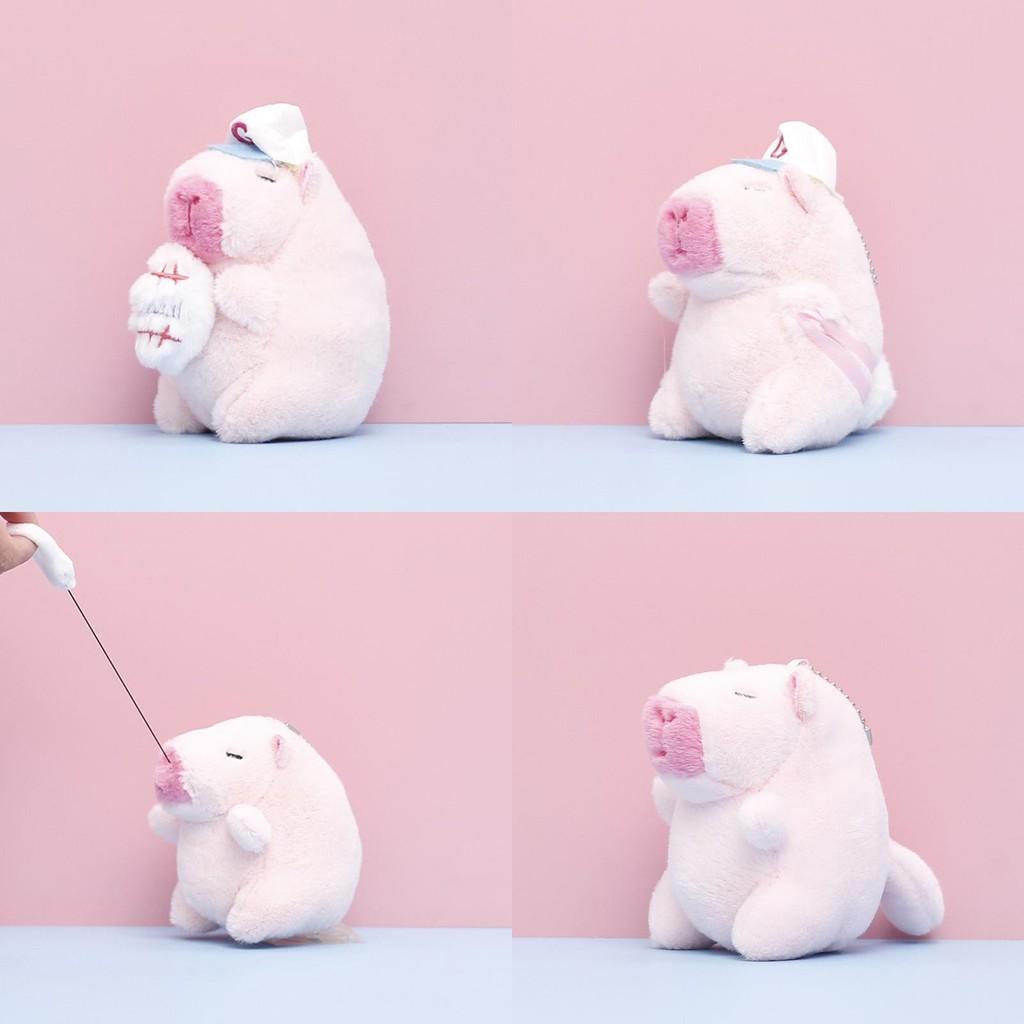 Keychain Girls Capybara Children Backpack Decorative Pendant Gift Plush Toy