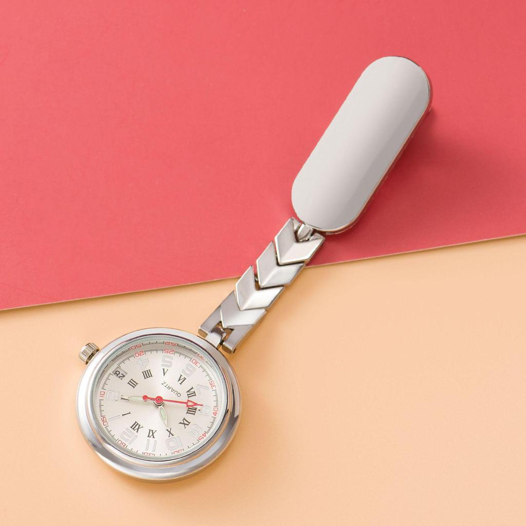 Χαραγμένο Γυναικείο Κρεμαστό Ρολόι Μπροσούρα Νοσοκόμας για Ιατρική Χρήση