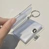 My Favorite Photo Card Holder Mini Clear Album Keychain