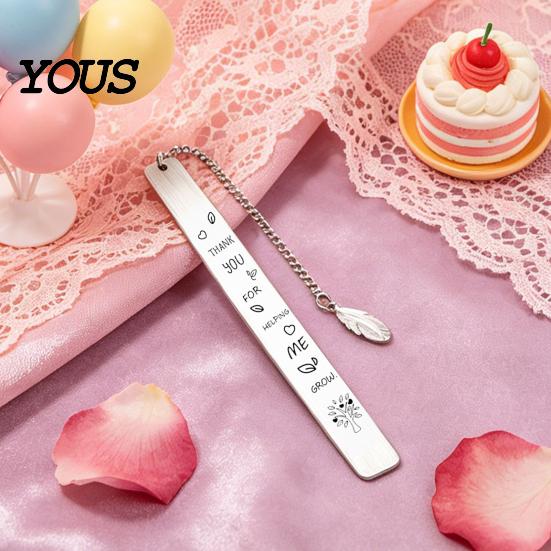 Strong Metal Page Marker Frosted Bookmark, Engraved Marker, Thin Book Mark Bookmark for Students Teachers, Graduation Christmas Gift Lovers