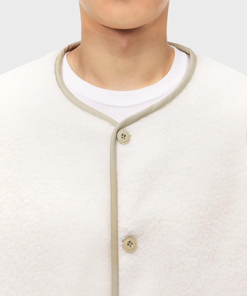 Dickies Relaxed Fabric Blocking Vest Cream