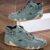 Women's High Top Sports Shoes Comfortable Lightweight Non Slip Walking Loafers Fashionable Lace Up Outdoor Bottomed Ankle Boots