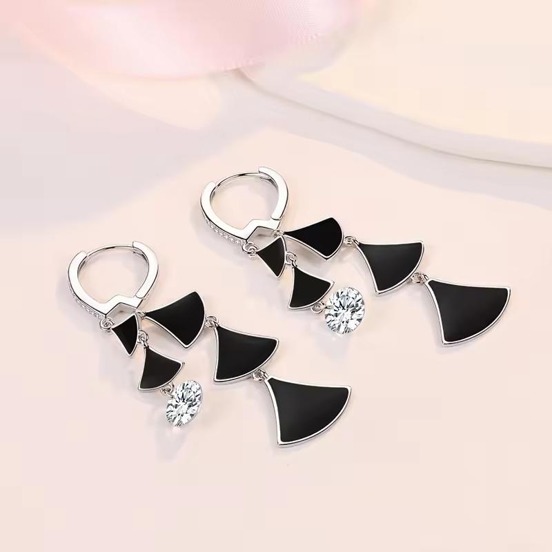 Water Drop Black Dress Earrings Women Jewelry Wedding Party Gifts