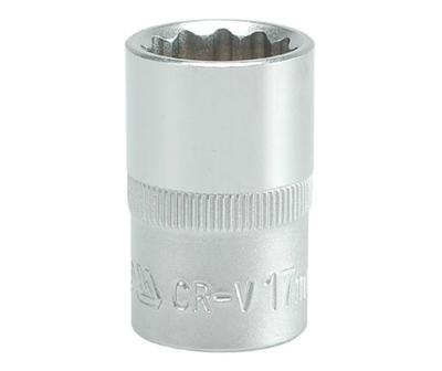Yato 12-Point Socket 1/2"" Short 17Mm
