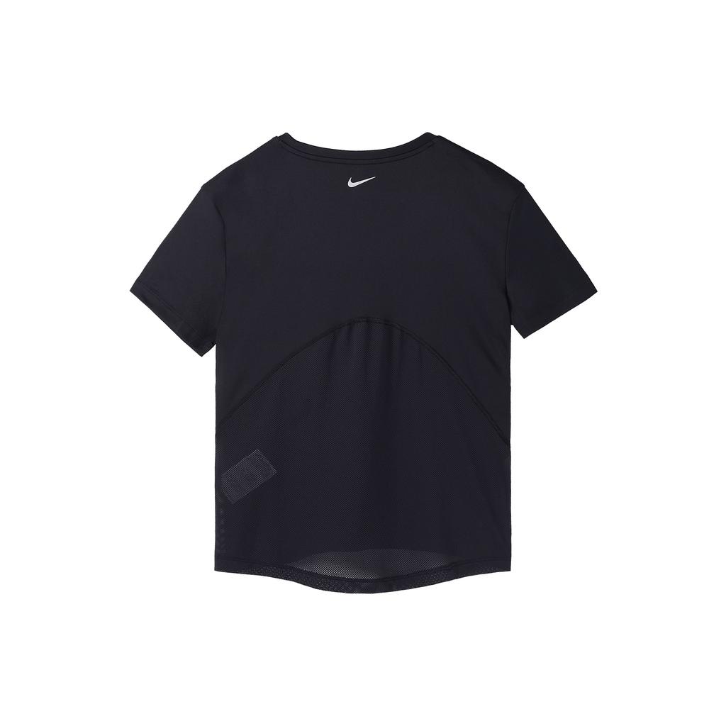 Nike Round Neck Short Sleeve Running T-Shirt Women Tops Black CN5185-010