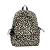 Schultasche trendig Retro Leo-Muster 1011 neue Schultasche weibliche College-Studentin Rucksack mit großer Kapazität lässig vielseitig Pendlerrucksack