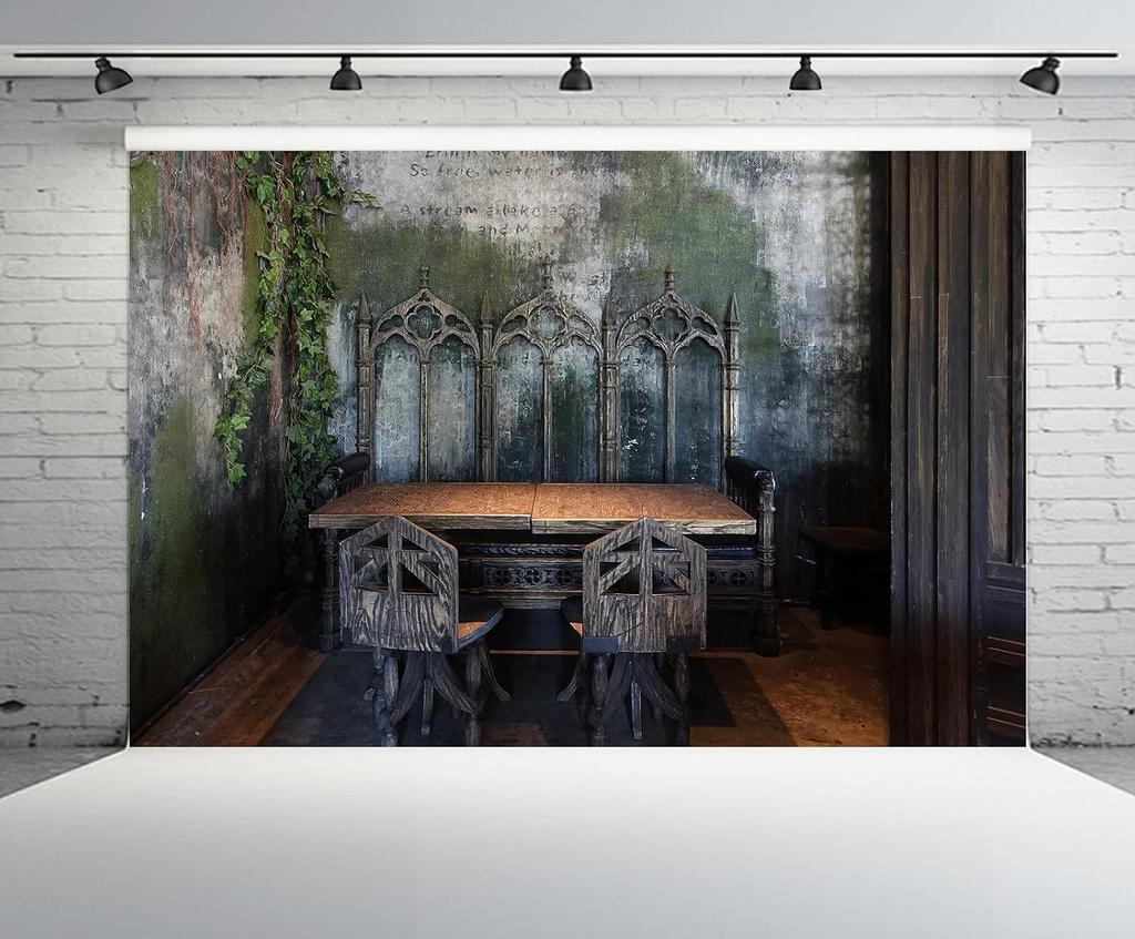 Luxury Vintage Rustic Grunge Wall Tapestry Polyester Mural Wallpaper Art Print Industrial Chic Loft Ivy Greenery Decor Backgroun
