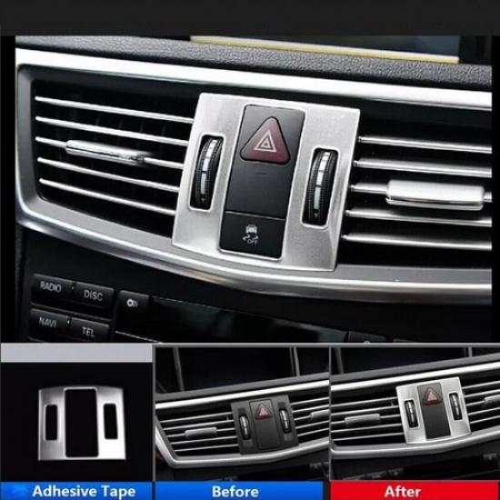 Car Center Console Air AC Vent Outlet Cover Trim For Mercedes Benz E Class W212