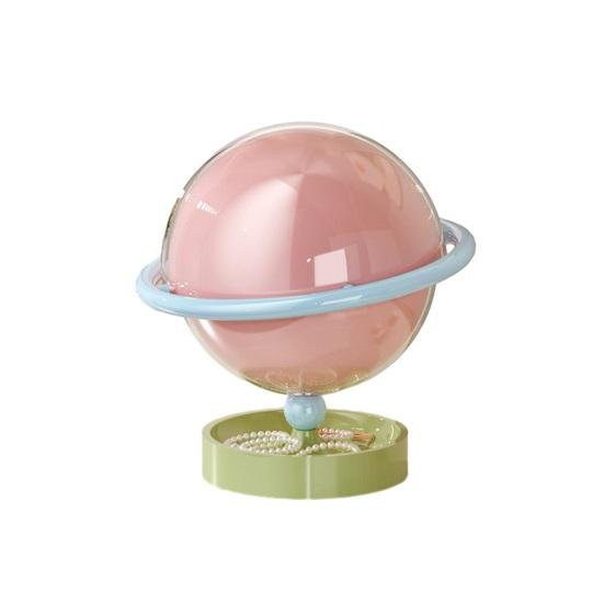 Storage Box Spherical Candy Container with Two-layer Storage Design Organizer for Bedroom Living Room