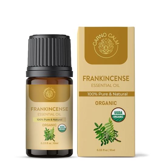 Carno Calm Exotic Essential Oil Combo | Pack of 3 | 100% Pure Cedarwood Oil, Peppermint Oil, Frankincense Oil | USDA-Approved for Aromatherapy