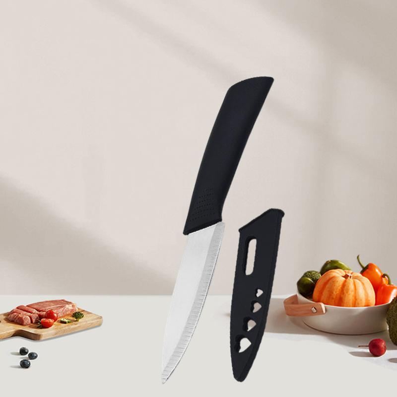 WXCOO Stainless Steel Kitchen Knife Professional Japanese Knife Fruit Peeler Santoku Fish Slicing Knifes Ergonomic Wood Handle