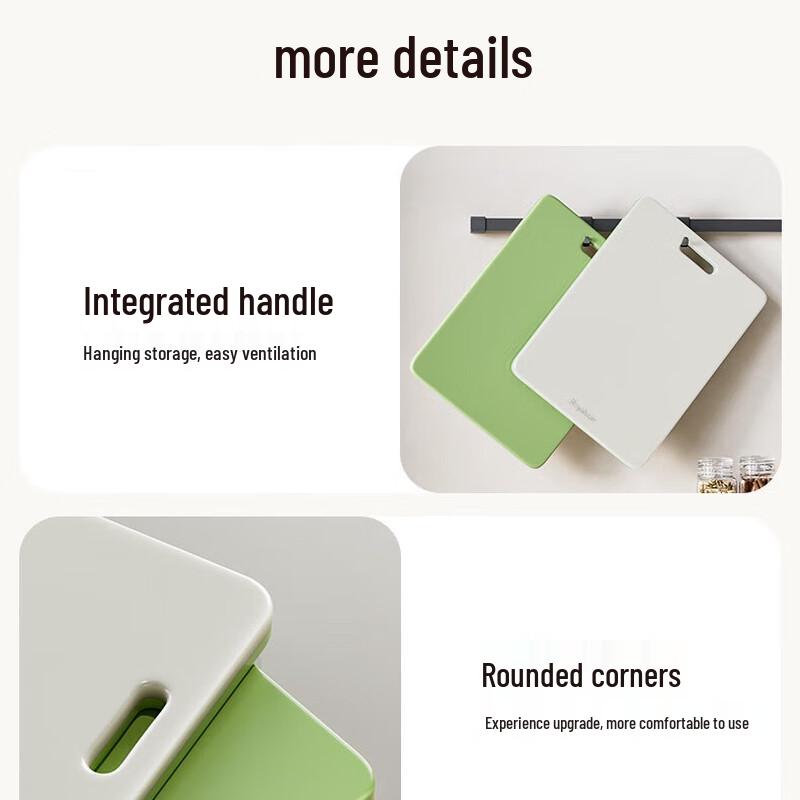 Antibacterial Double-Sided Plastic Cutting Board