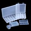 1/3PCS 1 Section/2 Section/4 Section/8 Section 21700 Battery Anti Fall Protection Box 21700 Battery PP Plastic Storage