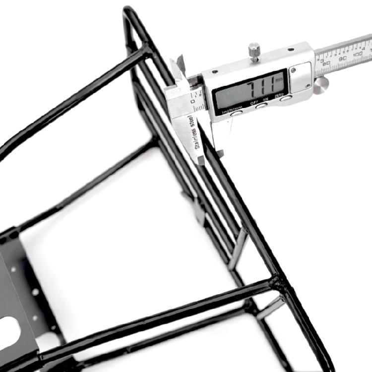 Aluminiumlegierung Elektroroller Gepäckträger hinten Verdickter Gepäckträger hinten Roller Aufbewahrung Hinteres Regal Einfach zu installieren