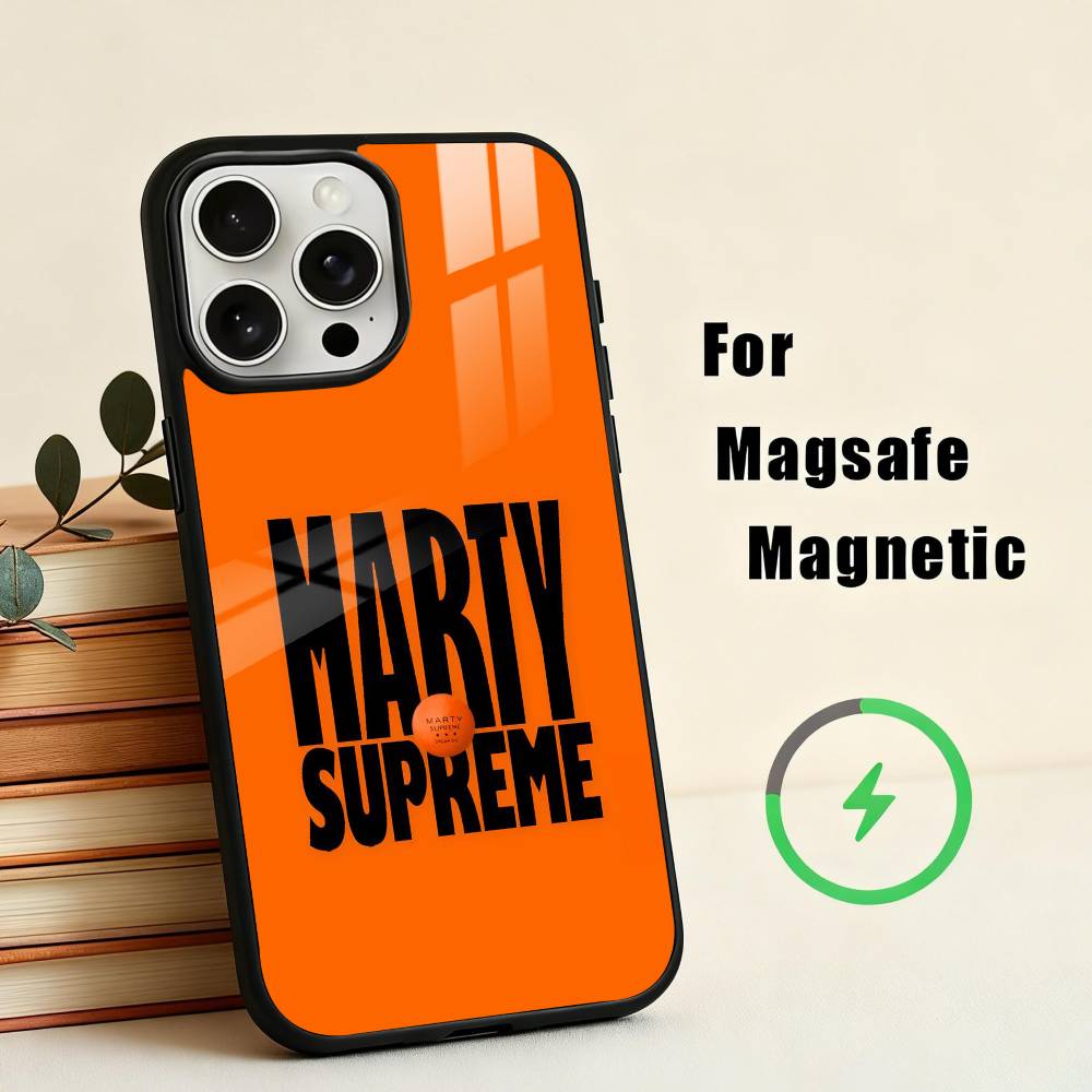 Sports Movies M-Marty-Y S-Supreme-E Phone Case For iPhone17,16,15,14,13,12,11 Plus,For Magnetic Wireless Charge Cover