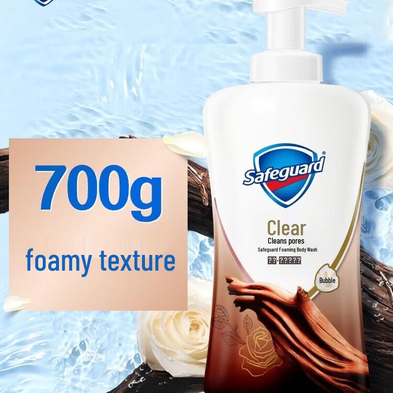 Гель-пена для душа Safeguard Deep Blackwood Rose 700 г
