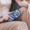 Blue Lily Phone Case for iPhone 17 17e 16e 16 15 14 13 12 11 X XS XR XSMAX 7 8 Air Pro Max Plus Double-layer Back Cover