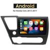 9" Wireless CarPlay 2+32G Android Navigation Radio for 2013-2017 Honda Civic (US Version)