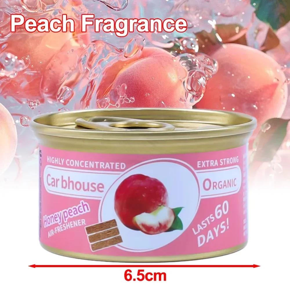 Car Aromatherapy Ornament Wooden Blocks Canned Aluminum Can Wood Aroma Car Organic Air Freshener Car Home Deodorant Supplies