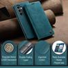 Suitable for Samsung S25 Edge matte flip phone case Galaxy S24 Ultra anti-drop card slot leather case with stand