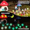 30Pcs Luminous Mini Resin Dinosaurs - 6 Styles, Glow In The Dark Miniature Animals For Micro Dollhouse, Aquarium Decorations