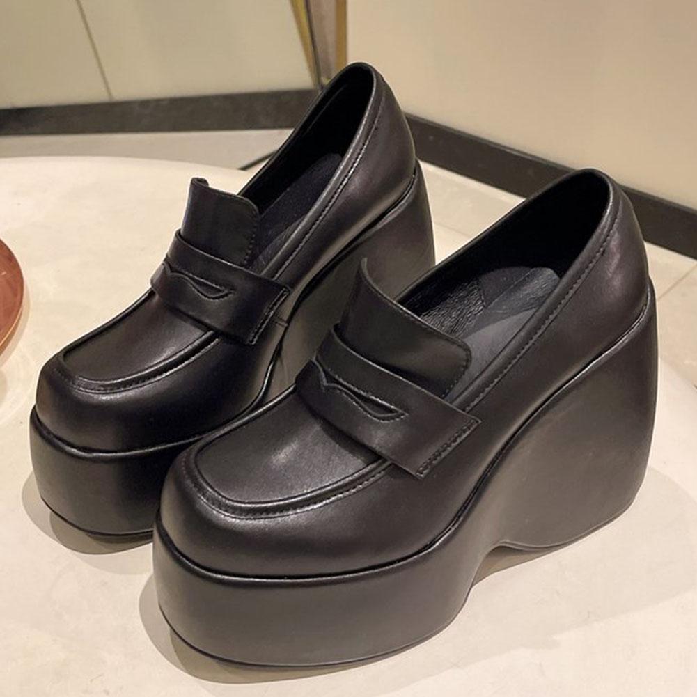 Chunky Platform Wedge Pumps For Women  New Spring Summer Goth Punk Lolita Mary Janes Women Shoes Party Comfy Ladie Loafers