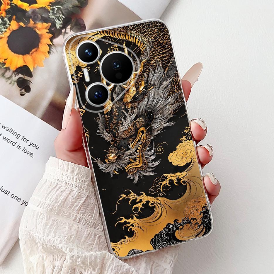 For Huawei Pura 70 Pro Plus Case Colorful Flower Painted Cover Soft Slim Phone Case For Huawei Pura 70 Ultra Pura70 Pro 5G Shell